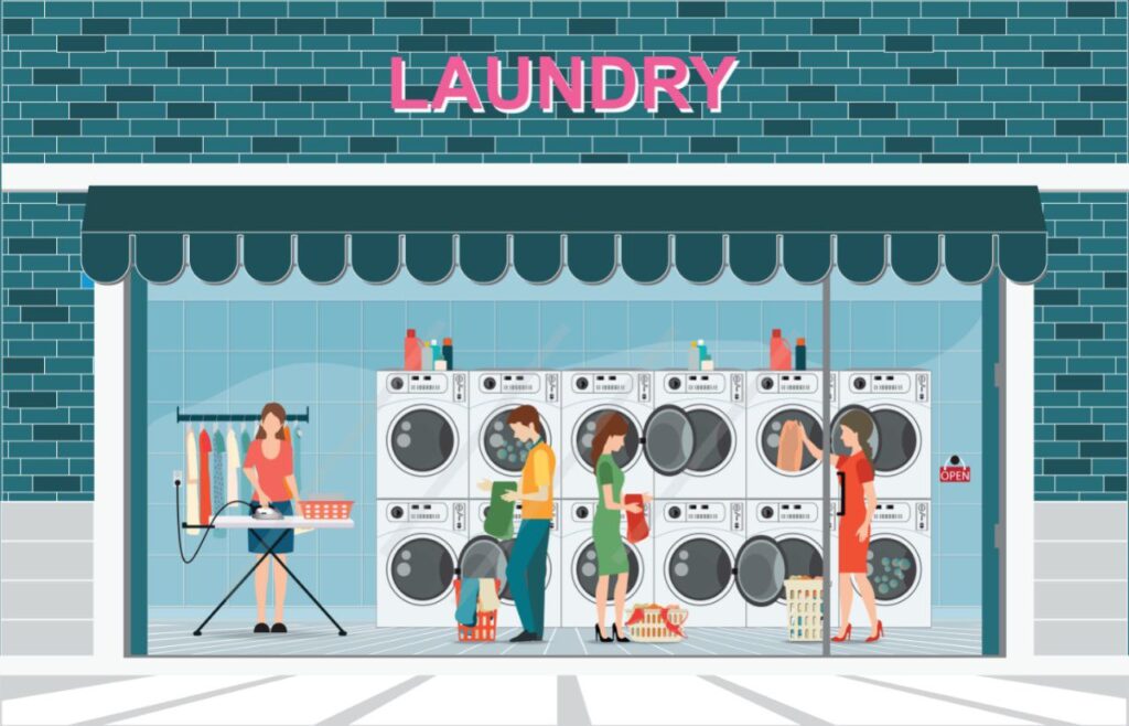 Ilustrasi laundry