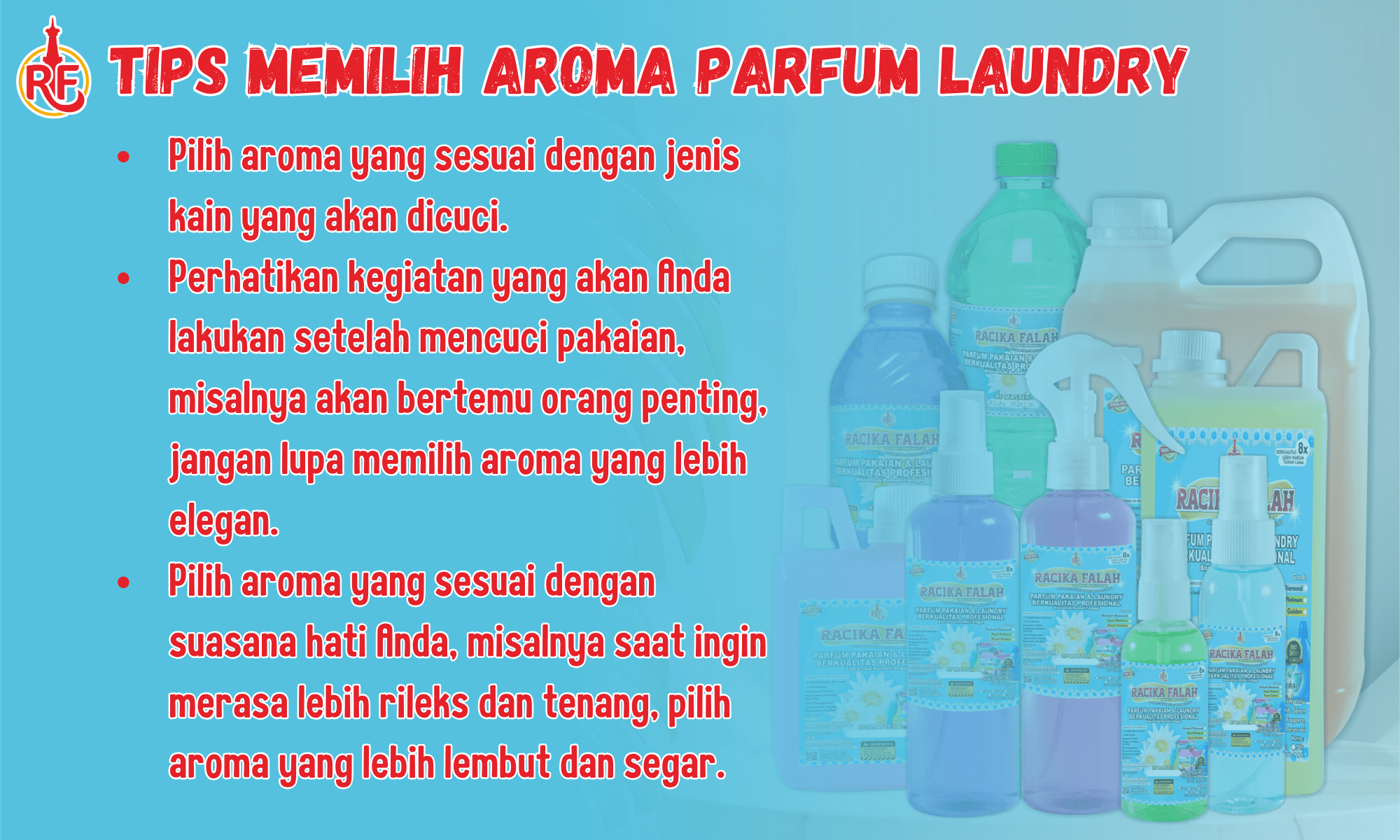 Tips Memilih Parfum Laundry
