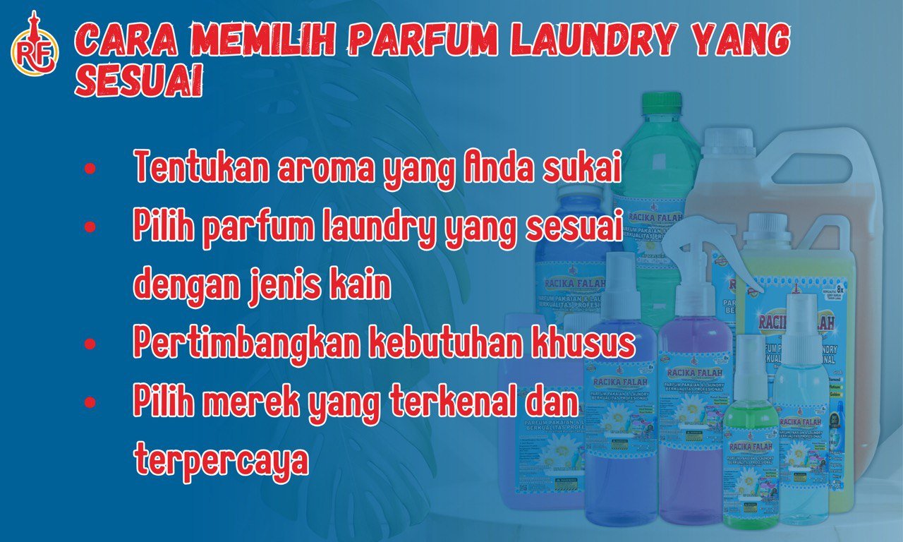 Cara memilih parfum laundry