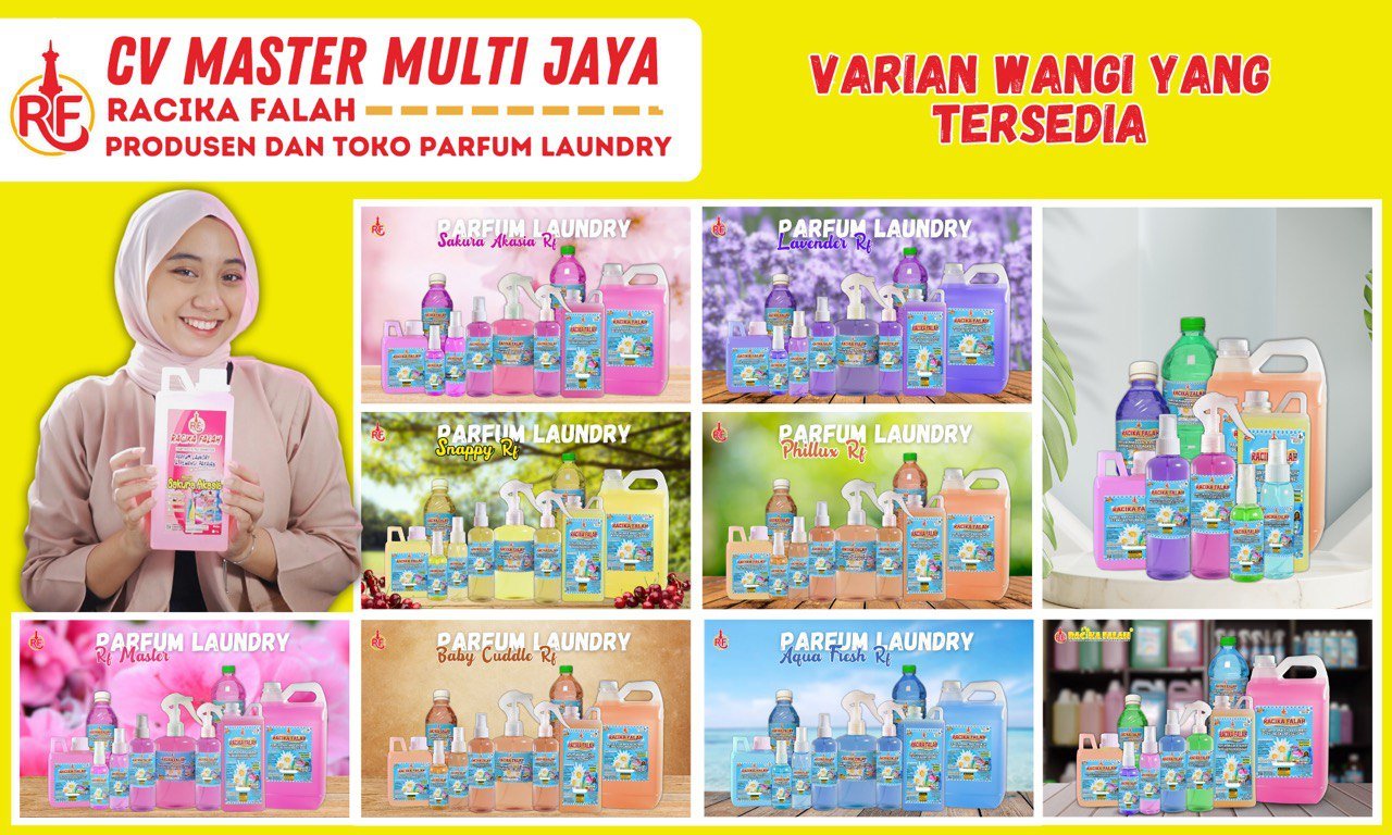 12 Varian Aroma Parfum Laundry Best Seller Racika Falah