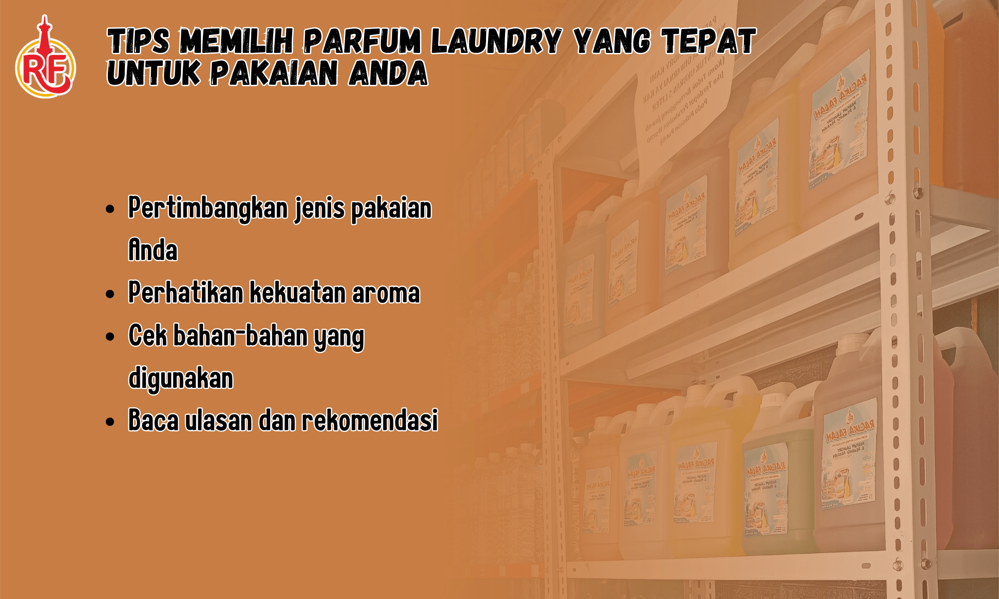 Tips Memilih Parfum Laundry 
